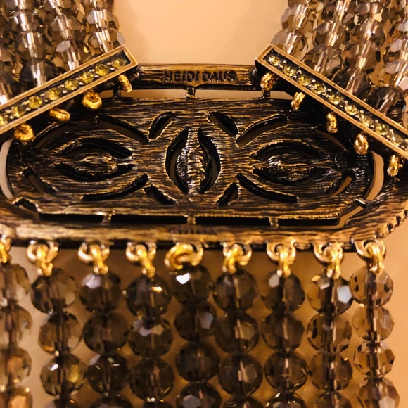 Heidi Daus Swarovski crystal Art Deco necklace - Picture 4 of 15